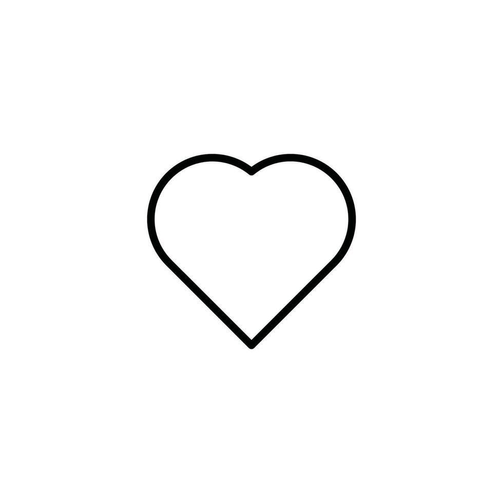 Herz Symbol Design nett zu sehen vektor