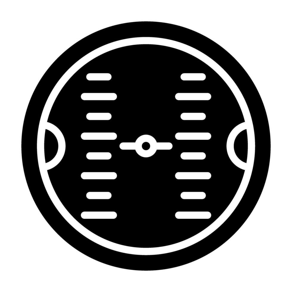 Höhe Meter Vektor Symbol