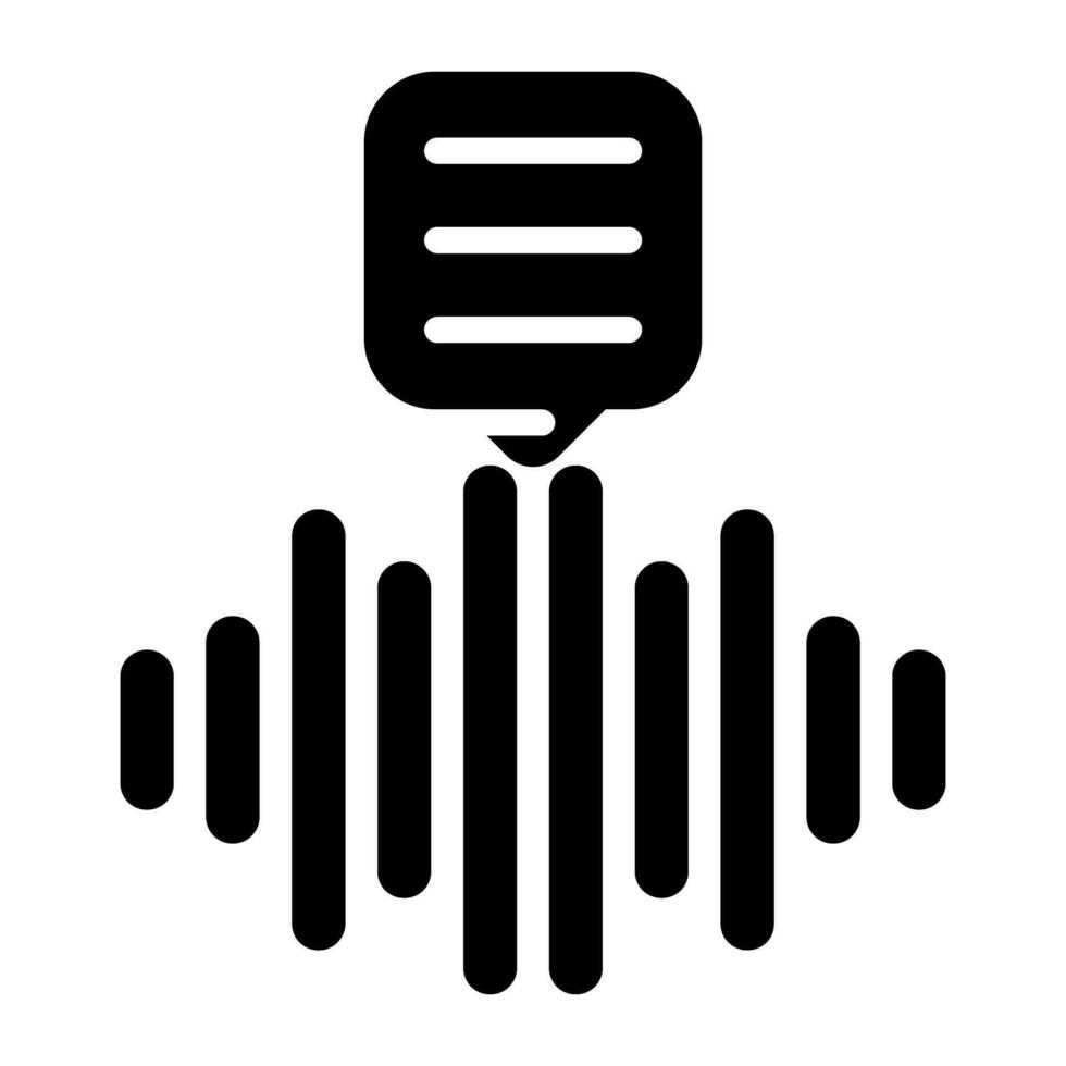 Digital Stimme Recorder Vektor Symbol