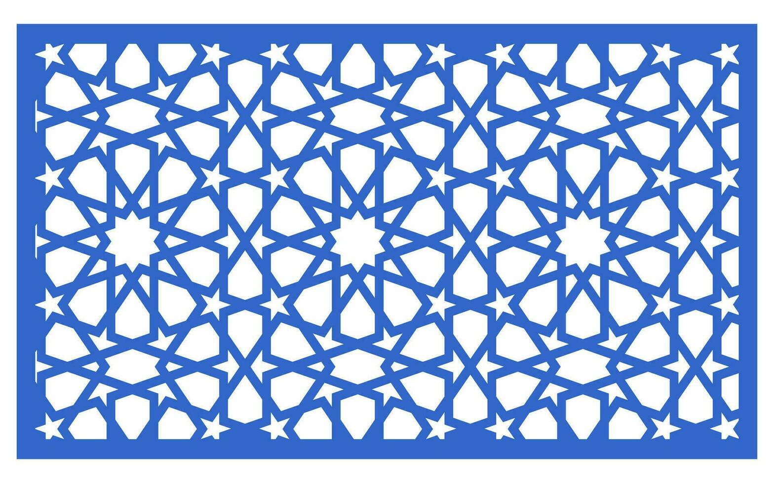 dekorative Blumenmuster, geometrische Vorlage für CNC-Laserschneiden vektor