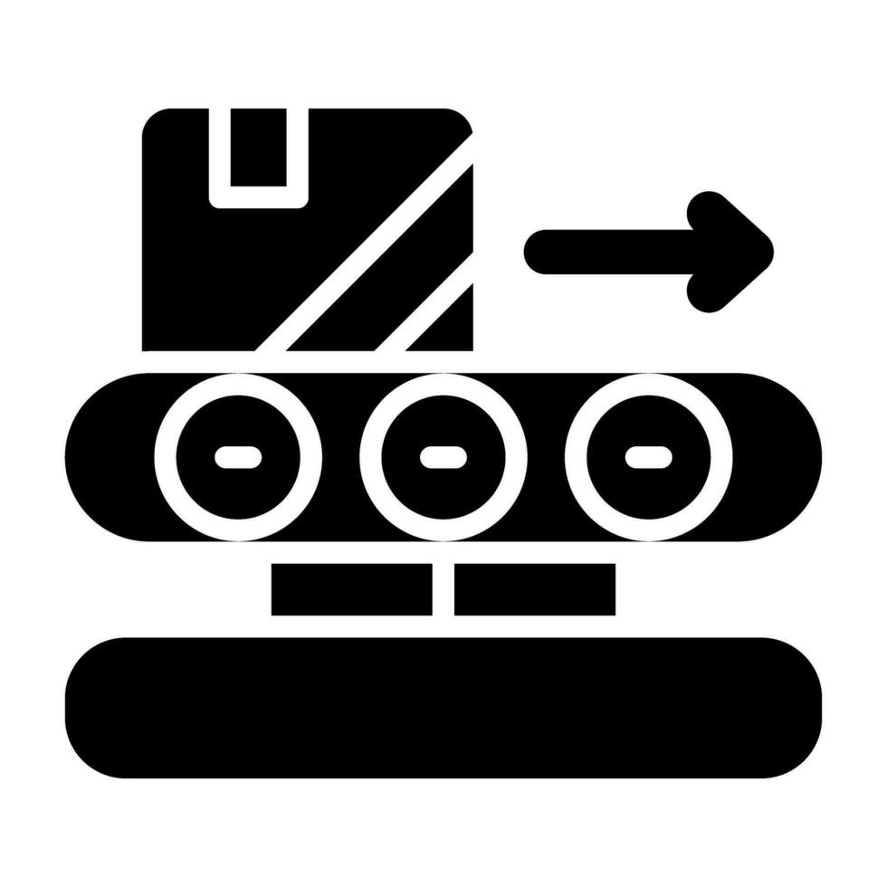 transportband bälte vektor ikon