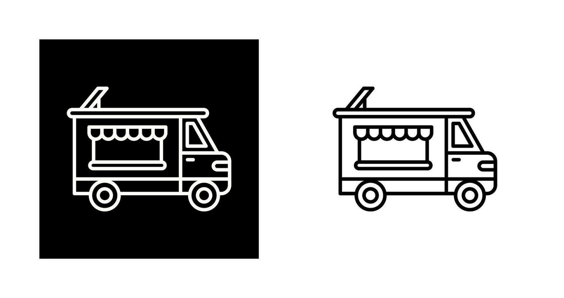 Bäckerei-LKW-Vektor-Symbol vektor