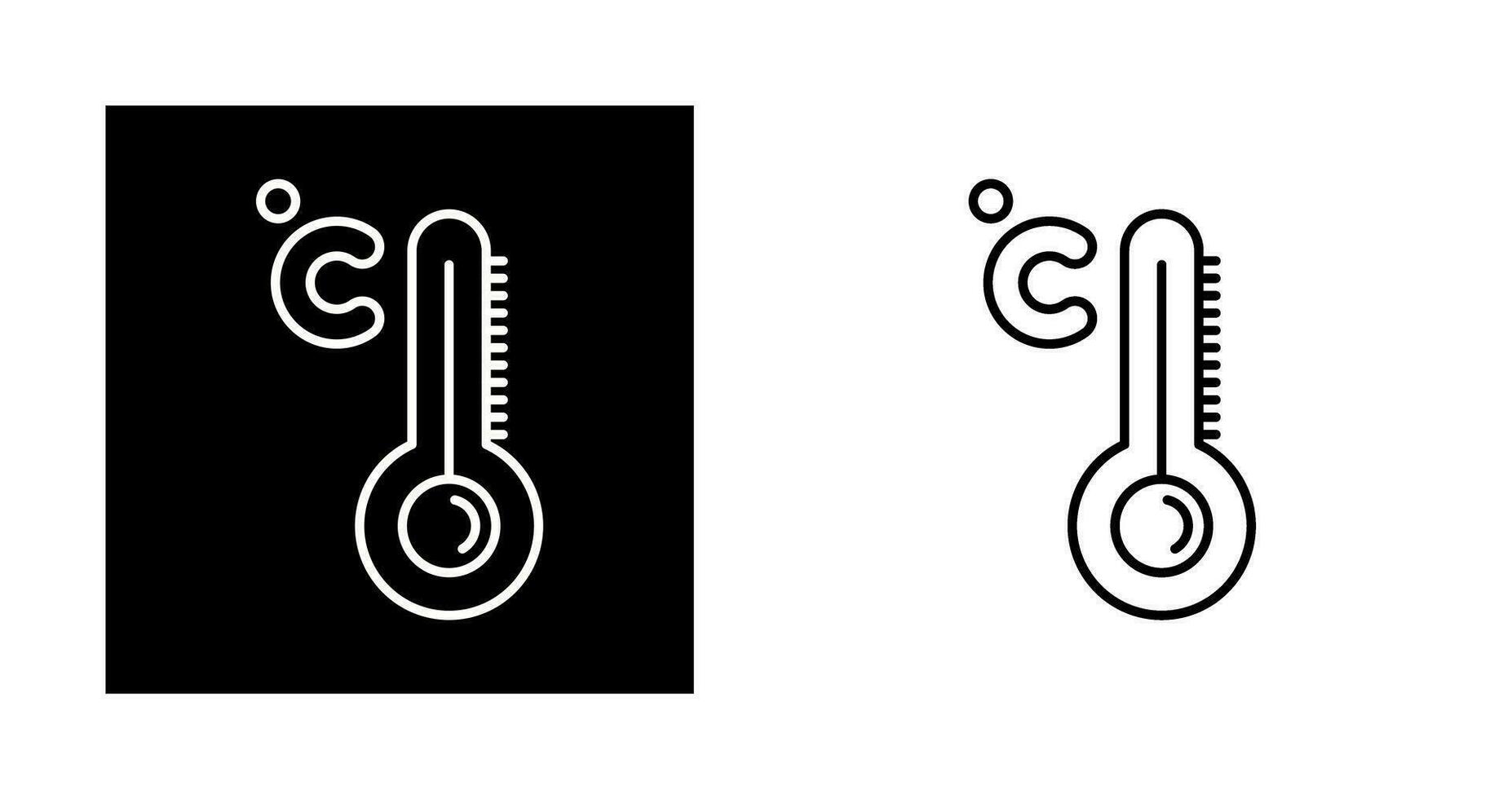 hög temperatur vektor ikon