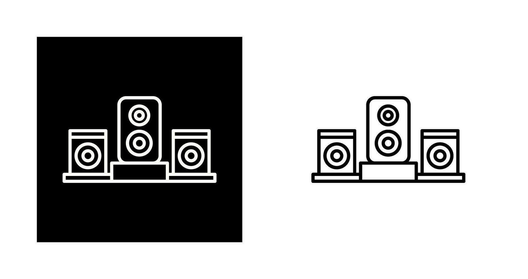 Lautsprecher-Vektor-Symbol vektor