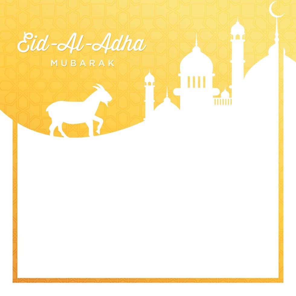 Eid al Adha Illustration Vektorgrafik von gut für den islamischen Tag, Eid Mubarak, Eid Fitr, Grußkarte, Hintergrund. eps 10 vektor