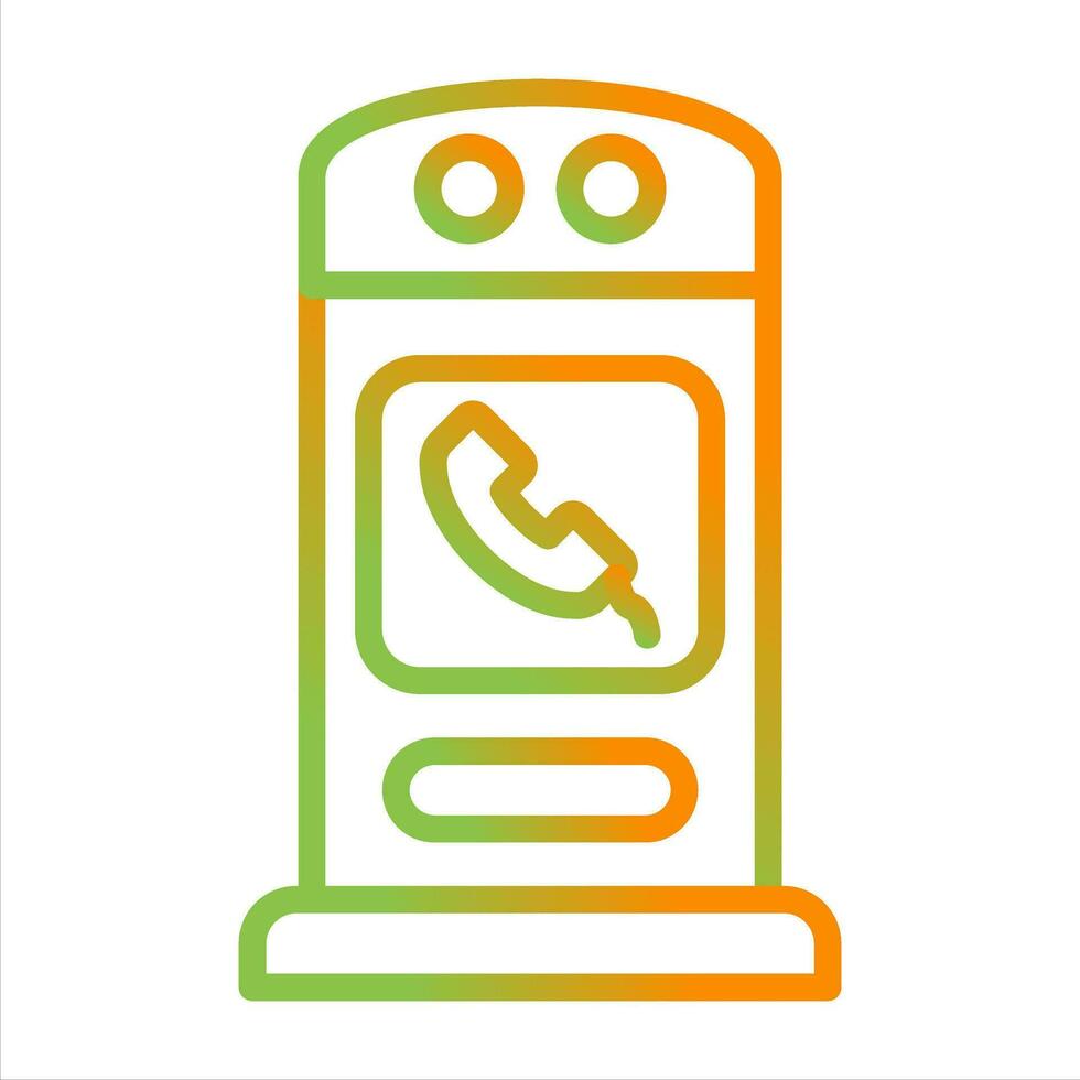 Symbol für den Vektor der Telefonzelle