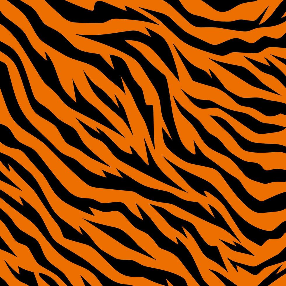 Tiger Streifen Muster vektor