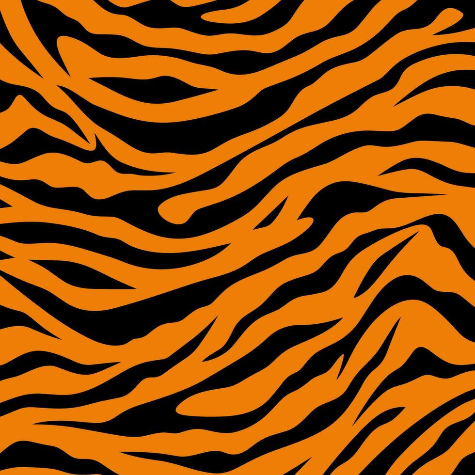 Tiger Streifen Muster vektor