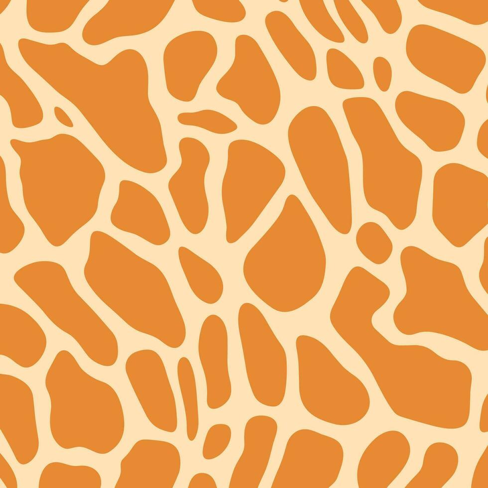 Giraffe drucken Muster vektor