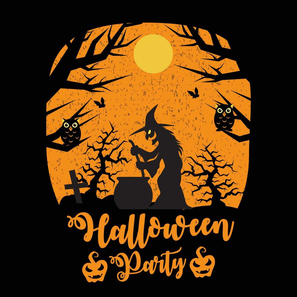 halloween fest t-shirt design vektor