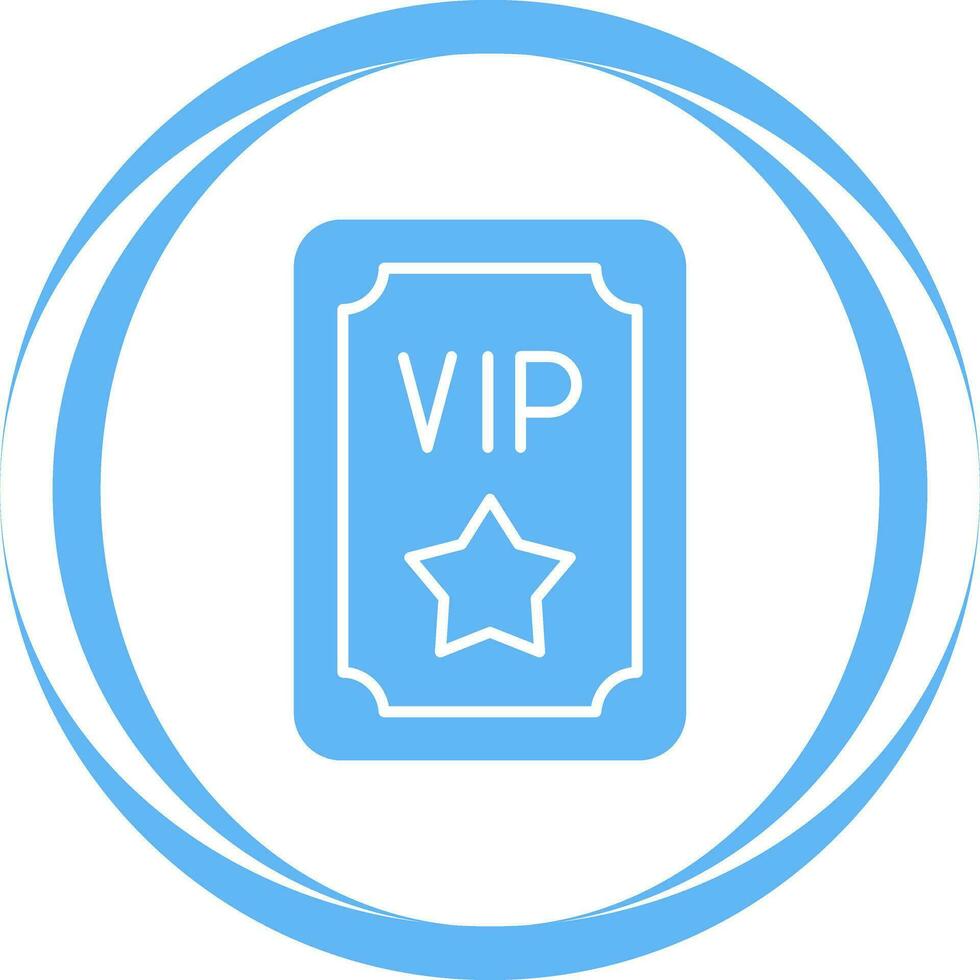 VIP-Pass-Vektor-Symbol vektor