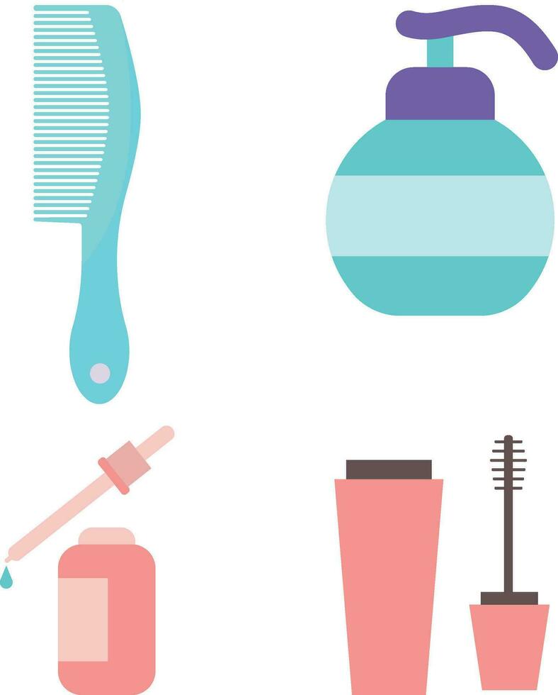 kosmetisk hudvård produkt, burkar och rör med organisk kosmetika platt vektor illustration. naturlig miljövänlig sammansättning