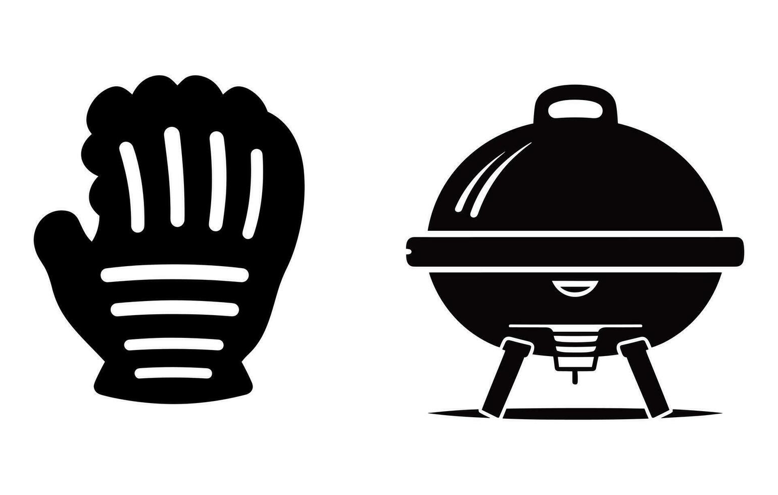 Grill Grill eben Illustration, Grill Grill Vektor Silhouette