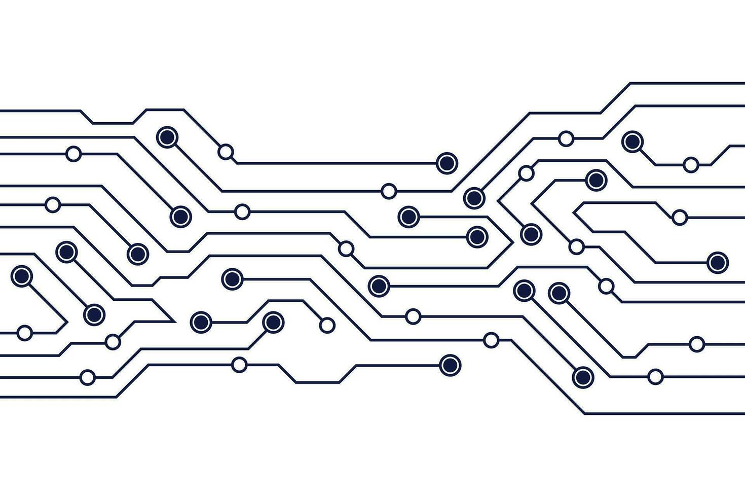 abstrakt Vektor hoch Technik Schaltkreis Tafel Technologie Hintergrund