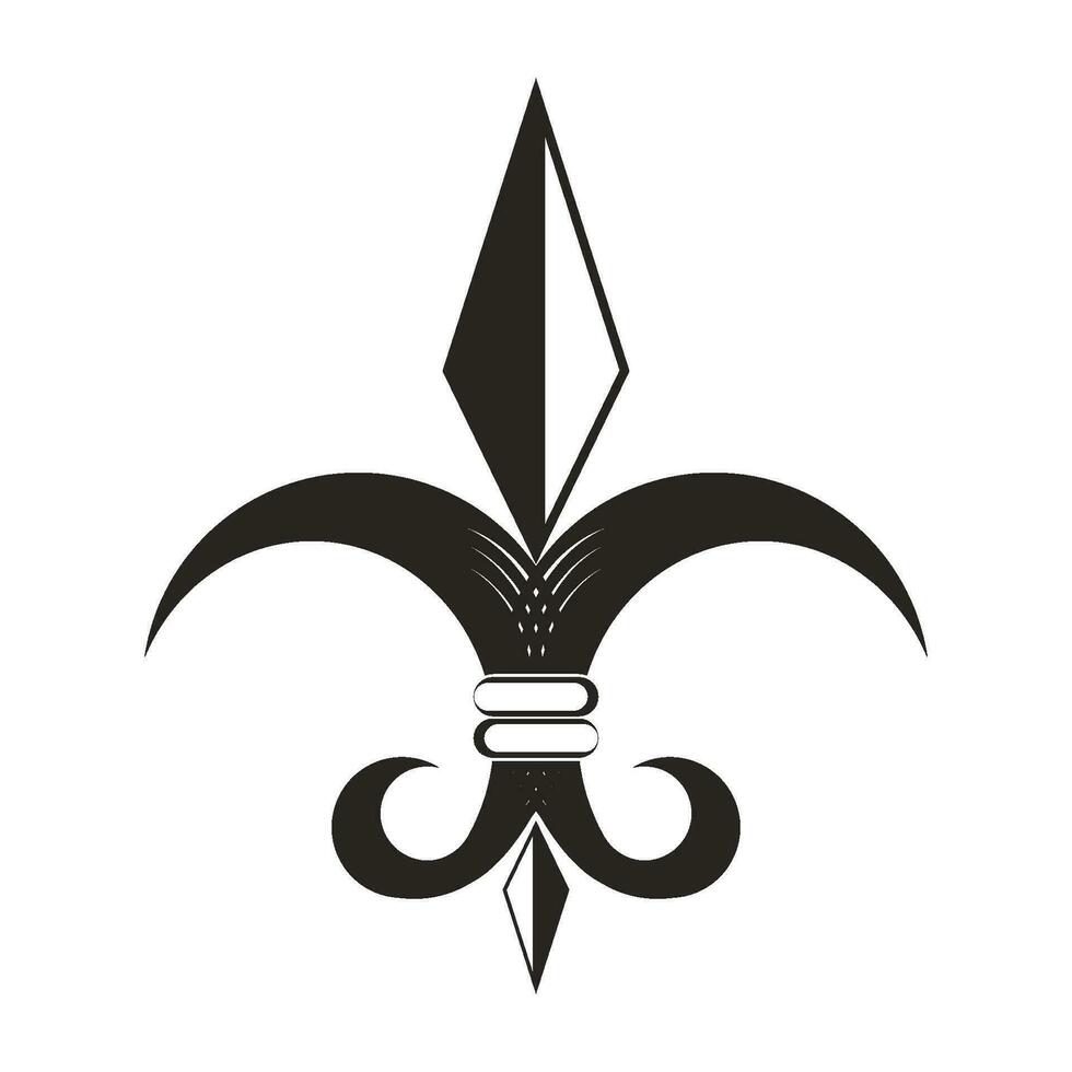 fleur de lis ikon vektor