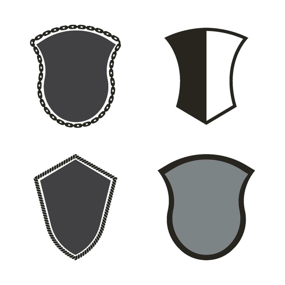 Schild-Logo-Design vektor