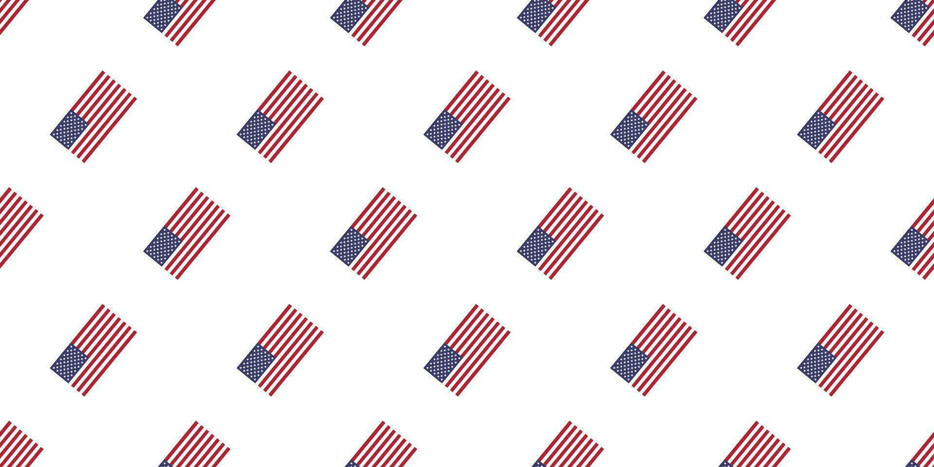 förenad stater av Amerika flagga sömlös mönster vektor