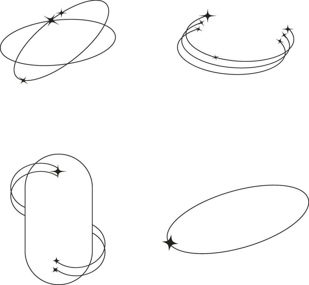 monoline minimalistisk form element. för design element mallar.vektor illustration vektor