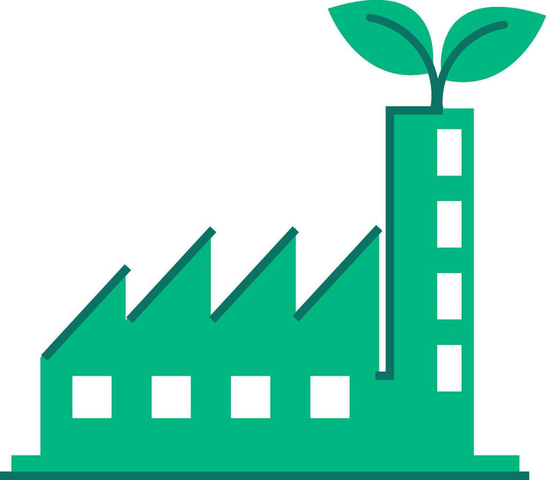 Energie Fabrik Symbole vektor