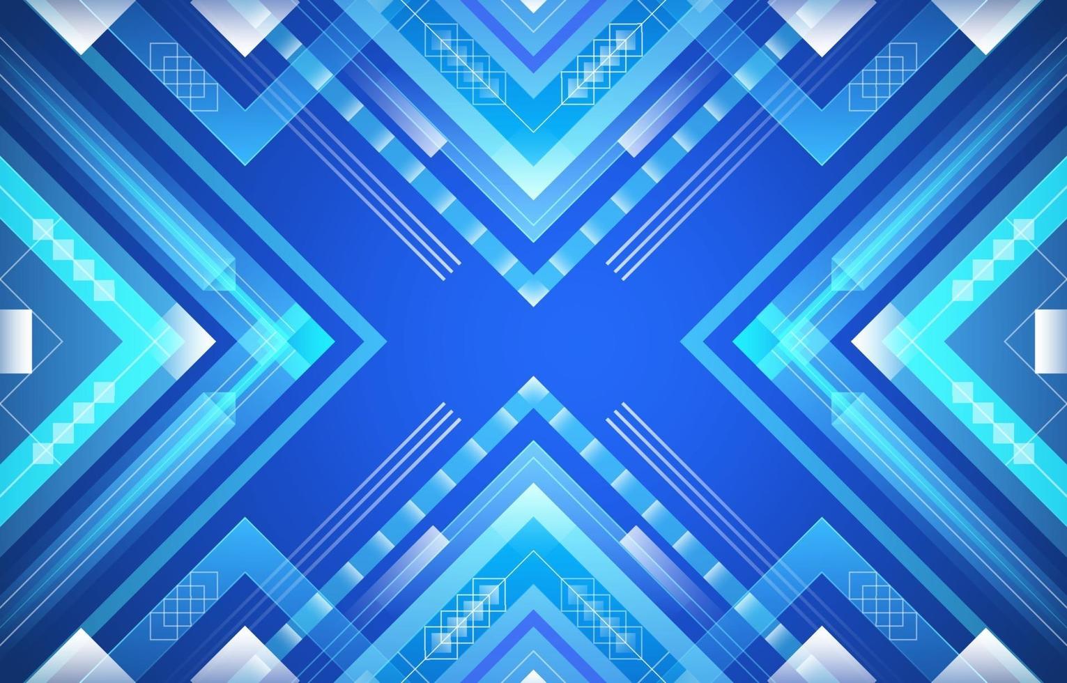 blå gradient geometrisk fyrkantig diamant vektor