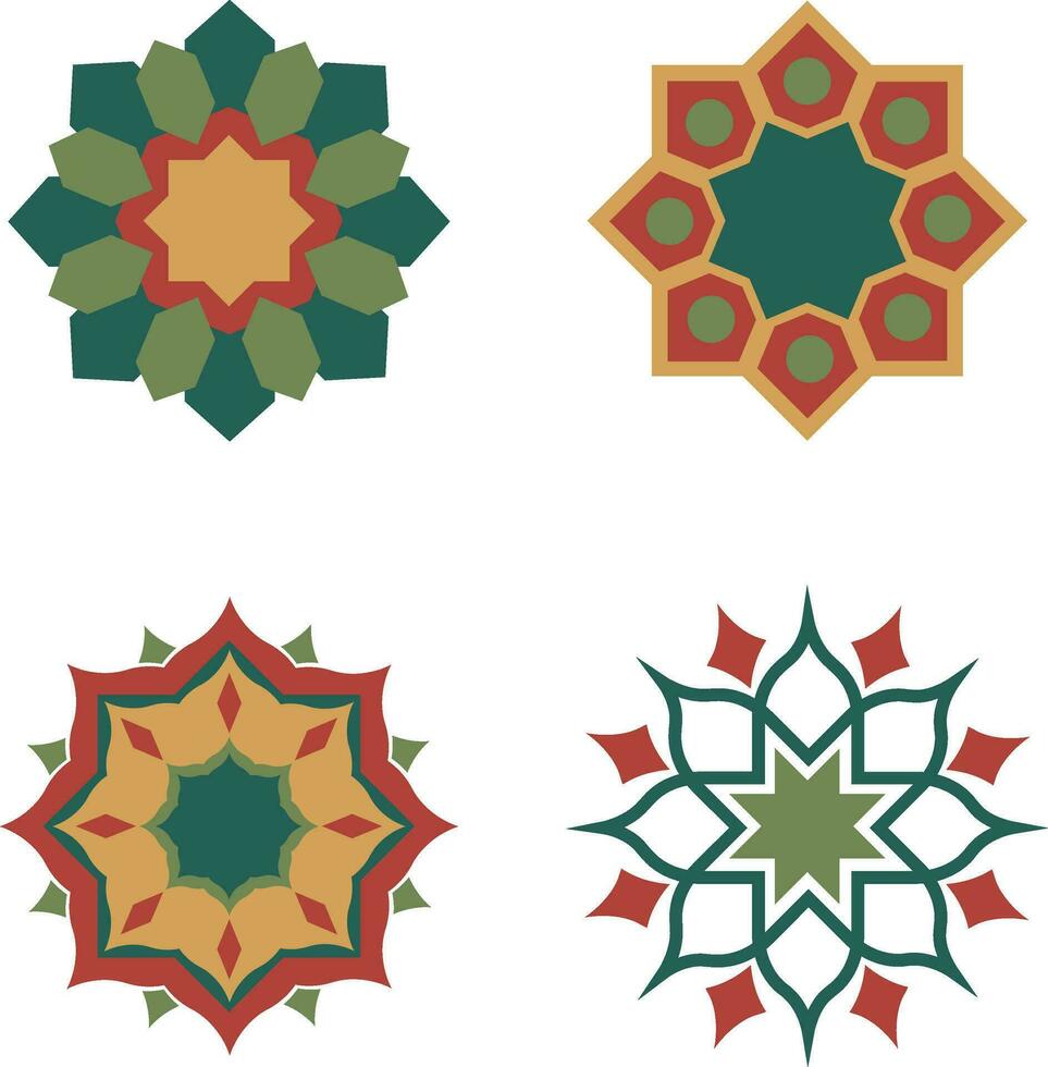 islamisch geometrisch Ornament. Symbol im dekorativ Arabisch Stil. aufwendig Dekoration zum Design Dekoration Hintergründe.Vektor Profi vektor