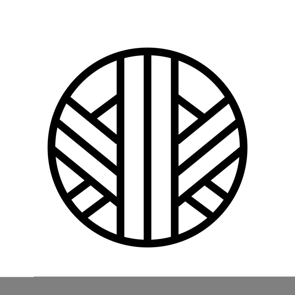 Sport Volleyball Liniensymbol vektor