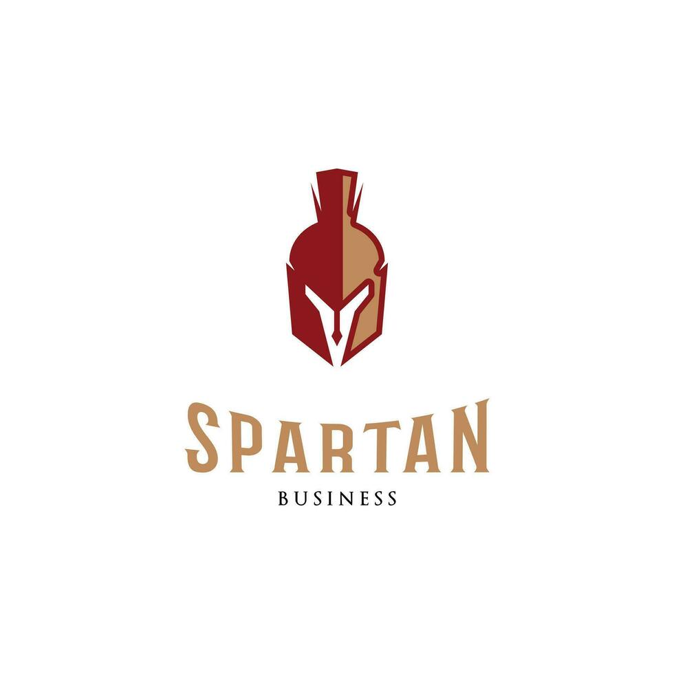 spartanisch Symbol Logo Design Vorlage vektor