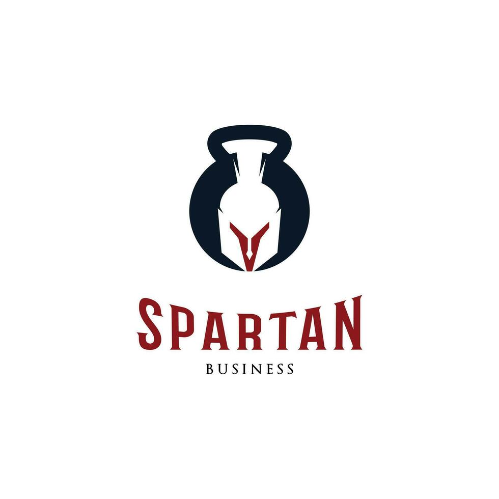 spartanisch Fitness Symbol Logo Design Vorlage vektor