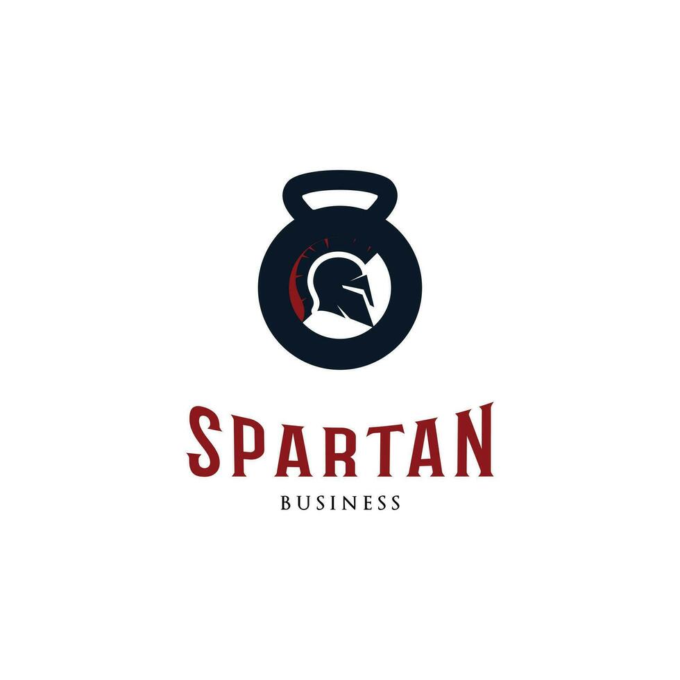 spartanisch Fitness Symbol Logo Design Vorlage vektor