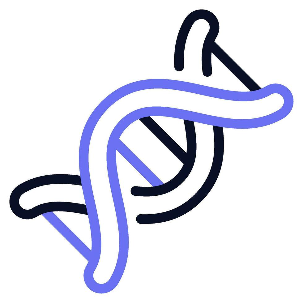 DNA-Strang-Symbol vektor