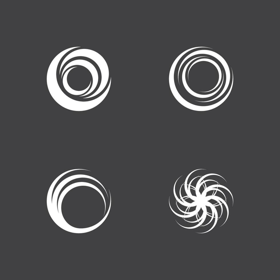 Kreis Ring Strudel abstrakt Logo Vektor