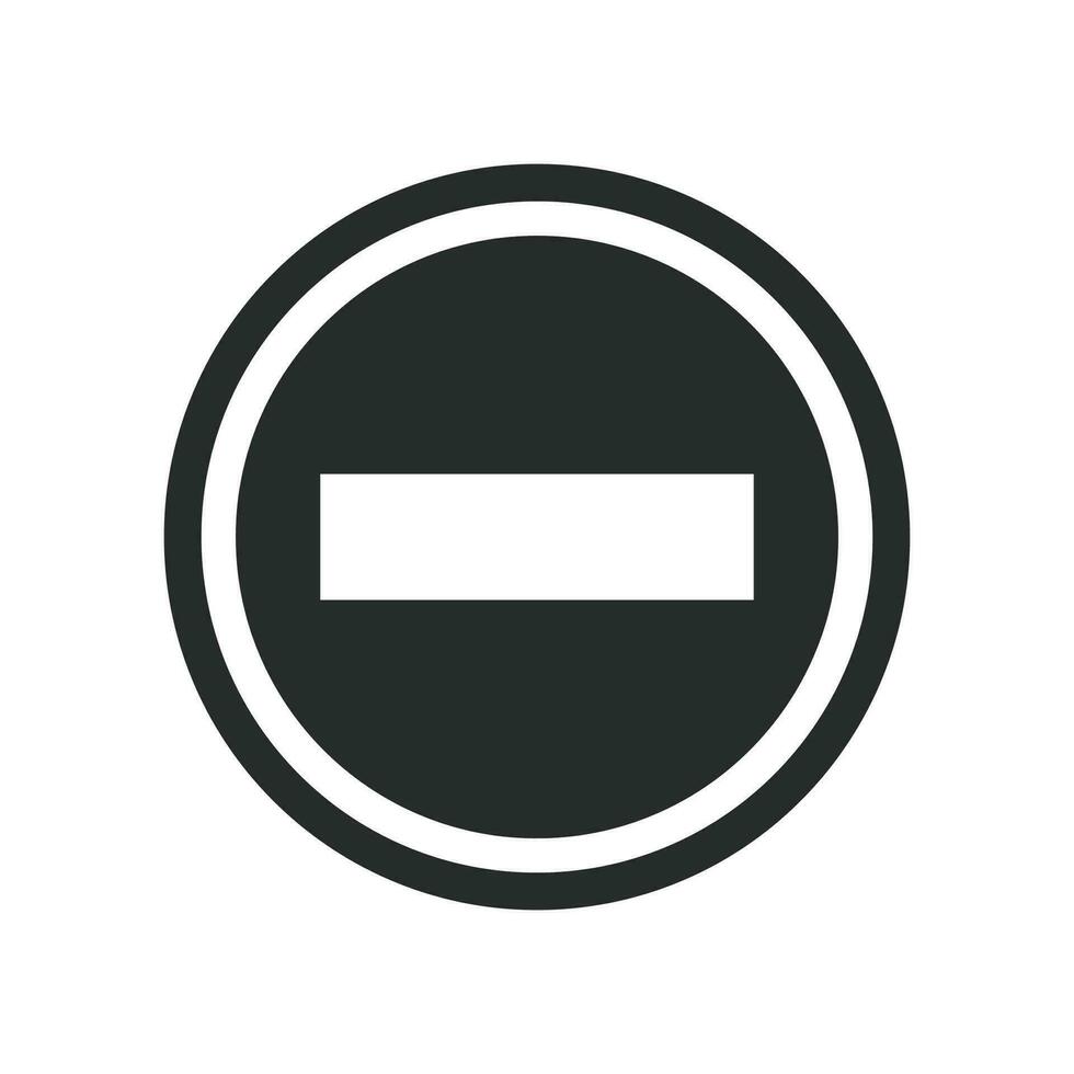 halt Zeichen Vektor Design Illustration der Verkehr Zeichen Symbol