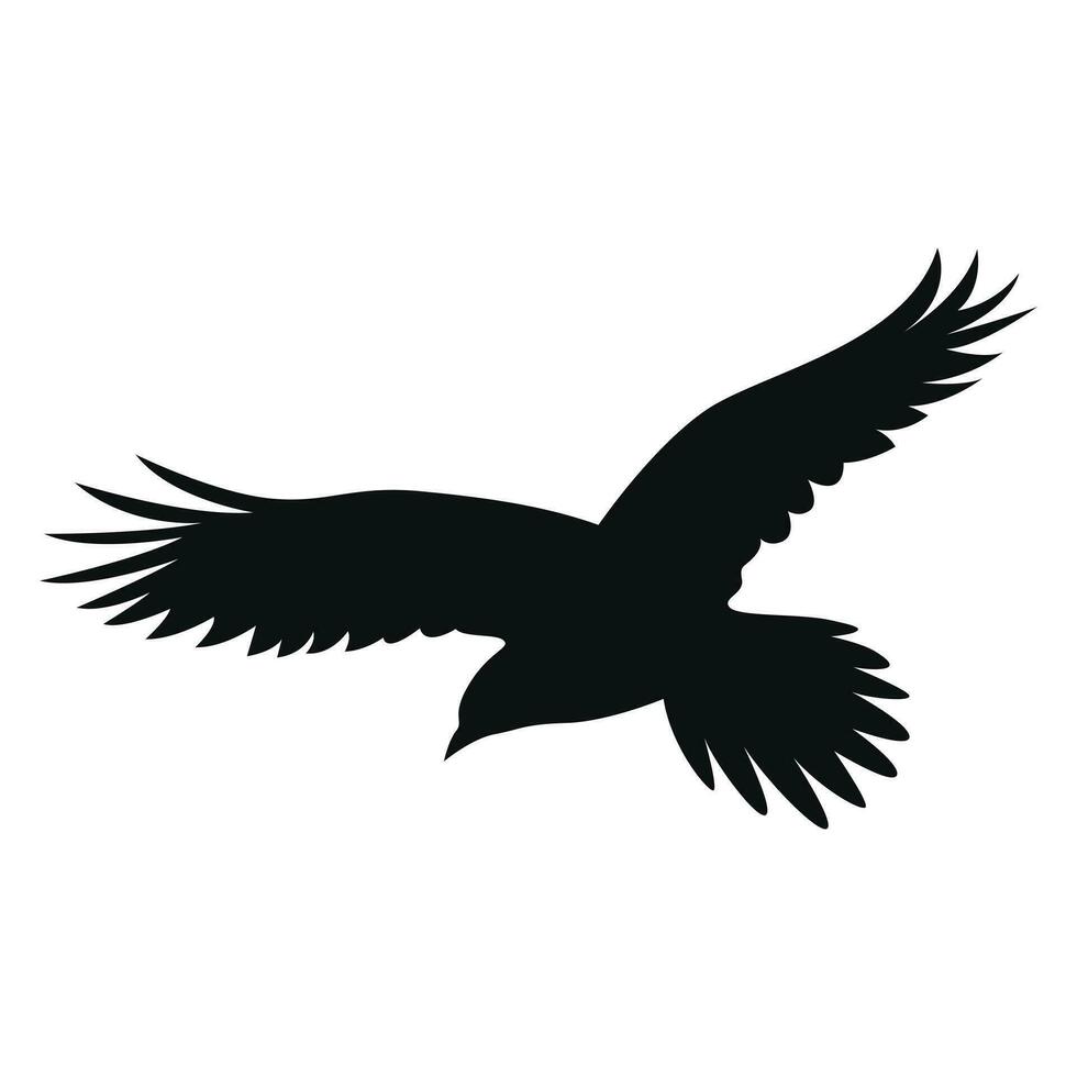 abstrakt Vogel Silhouette Vektor Symbol Design. Logo Symbol von Vogel.