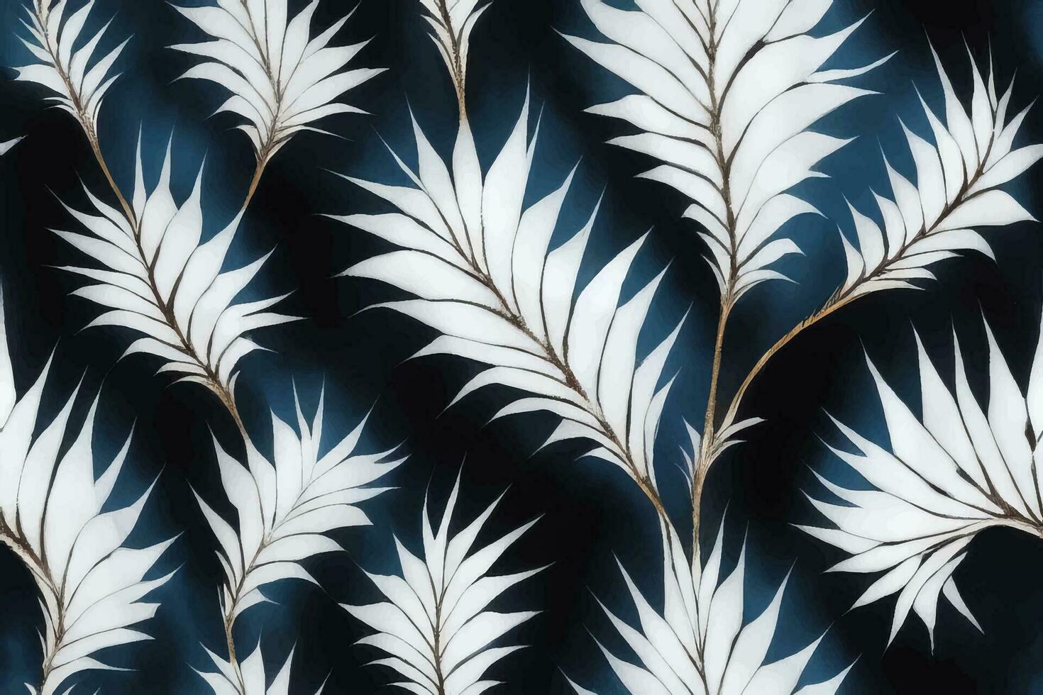 slips färga shibori tye dö abstrakt batik borsta bläck spiral virvla runt tyg cirkel sömlös design grön brun mörk blå färger måla retro botanisk geometrisk upprepa teckning bricka vektor , vit växt