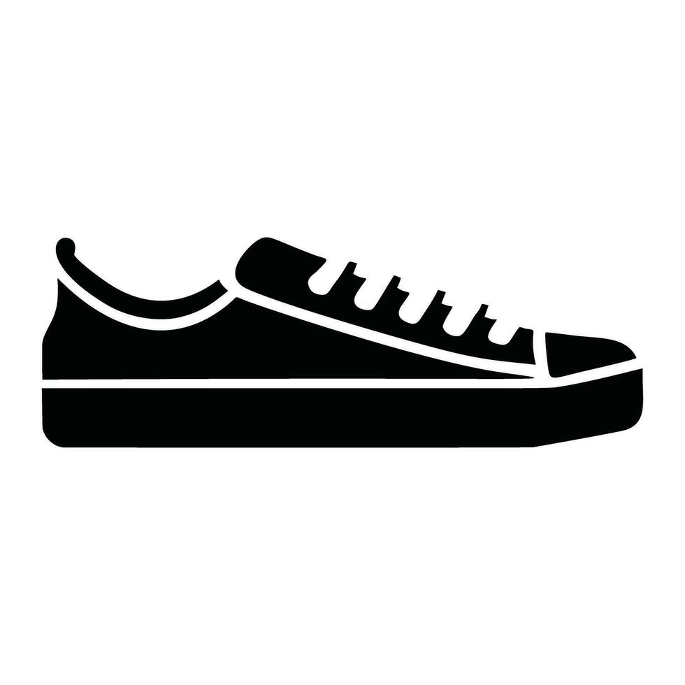 umgekehrt Turnschuhe Symbol vektor