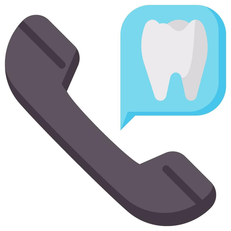 dental service vektor platt ikon