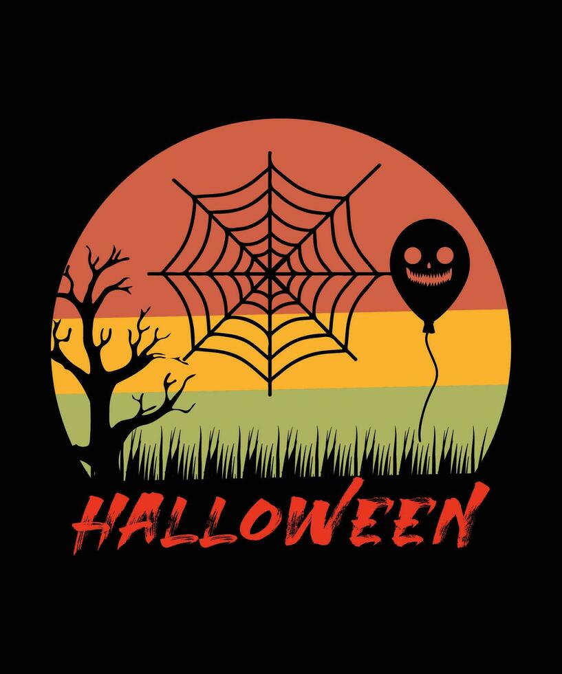 halloween t -shirt vektor