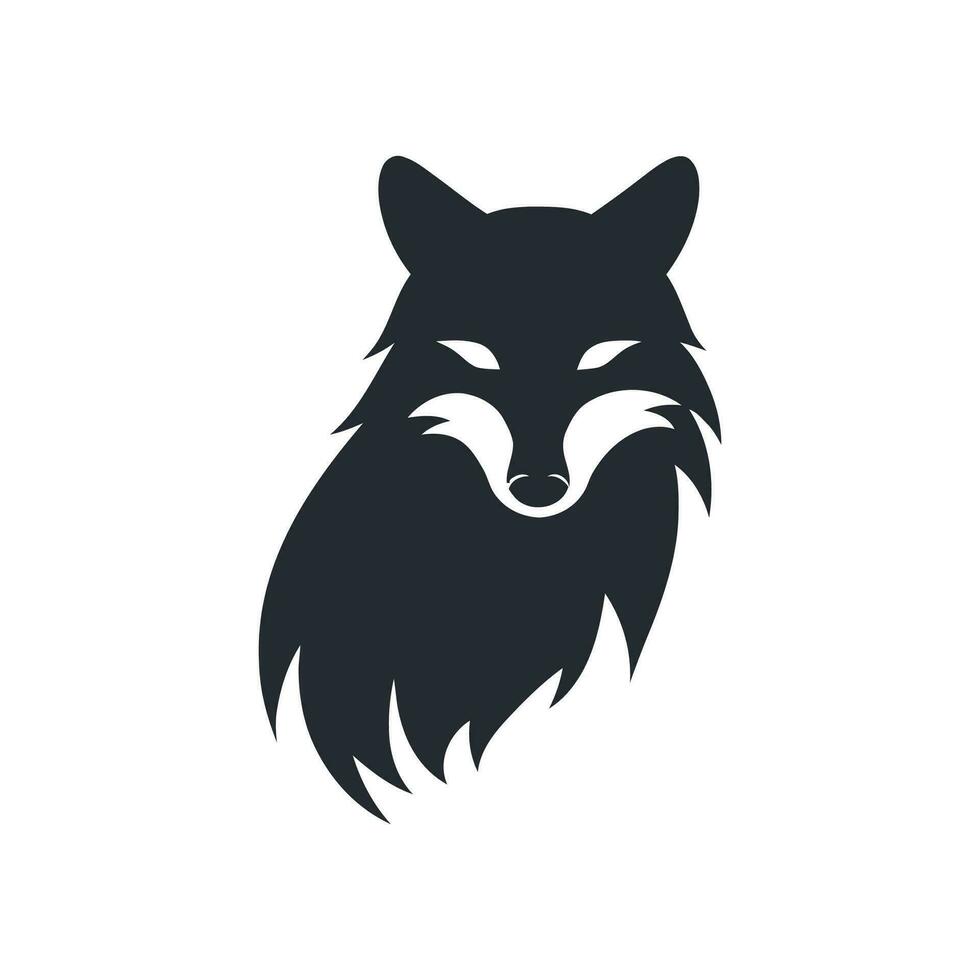 Wolf Logo Illustration Vektor Design Vorlage