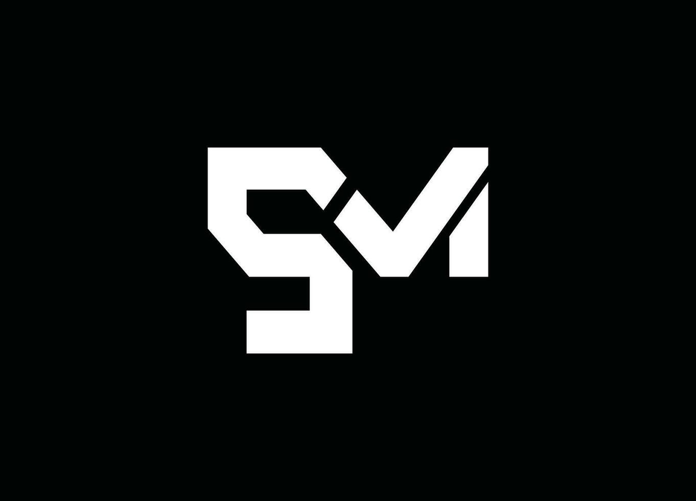 sm brev logotyp, sm, ms, sm design, sm företag, sm varumärke, sm företag, vektor