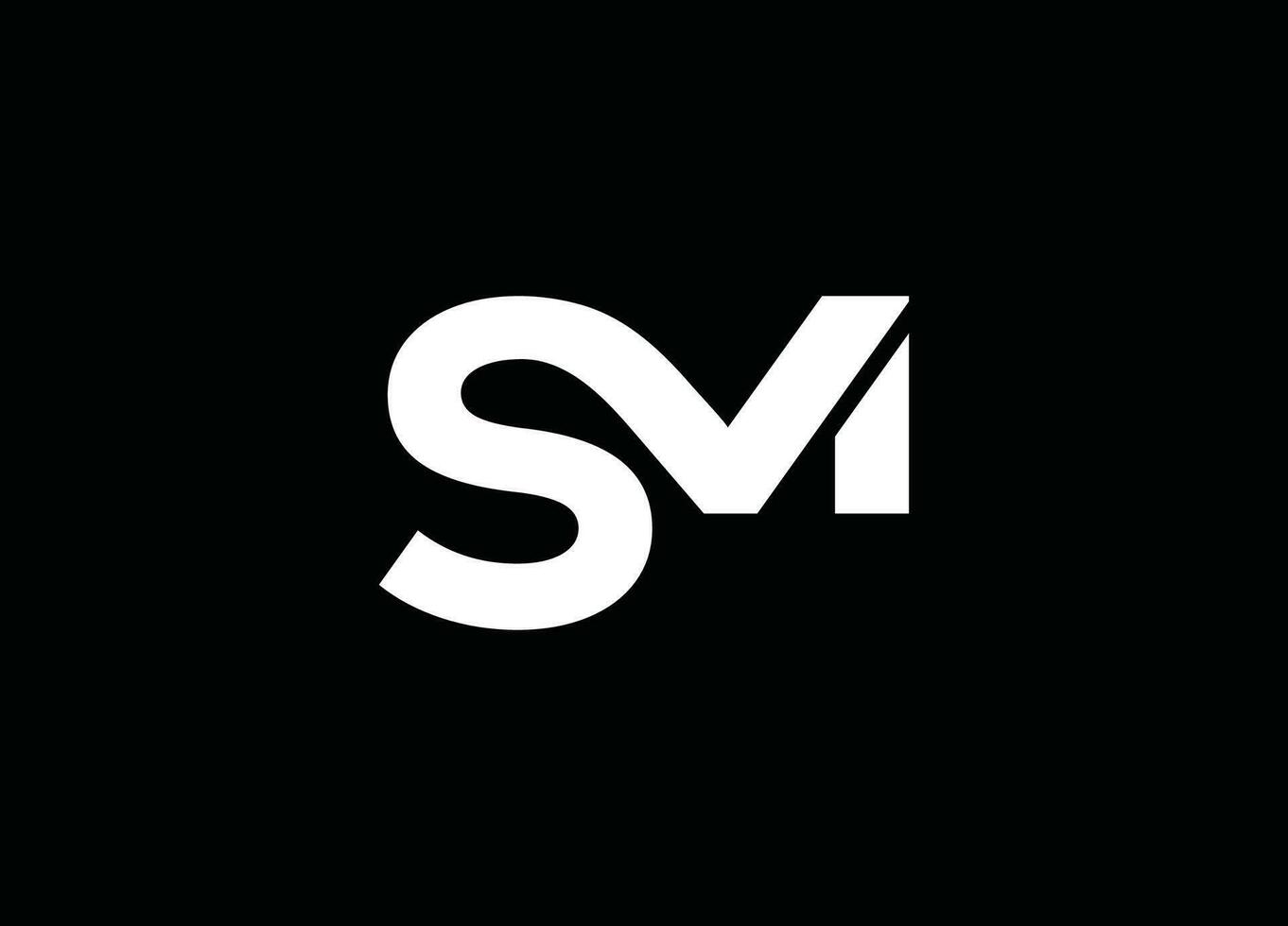 sm Brief Logo, sm, ms,sm Design, sm Unternehmen, sm Marke, sm Geschäft, vektor