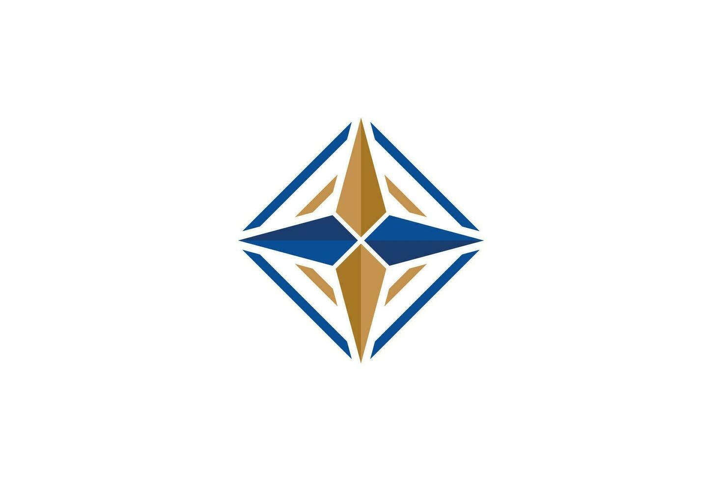 Kompass Zeichen Logo Vektor Design