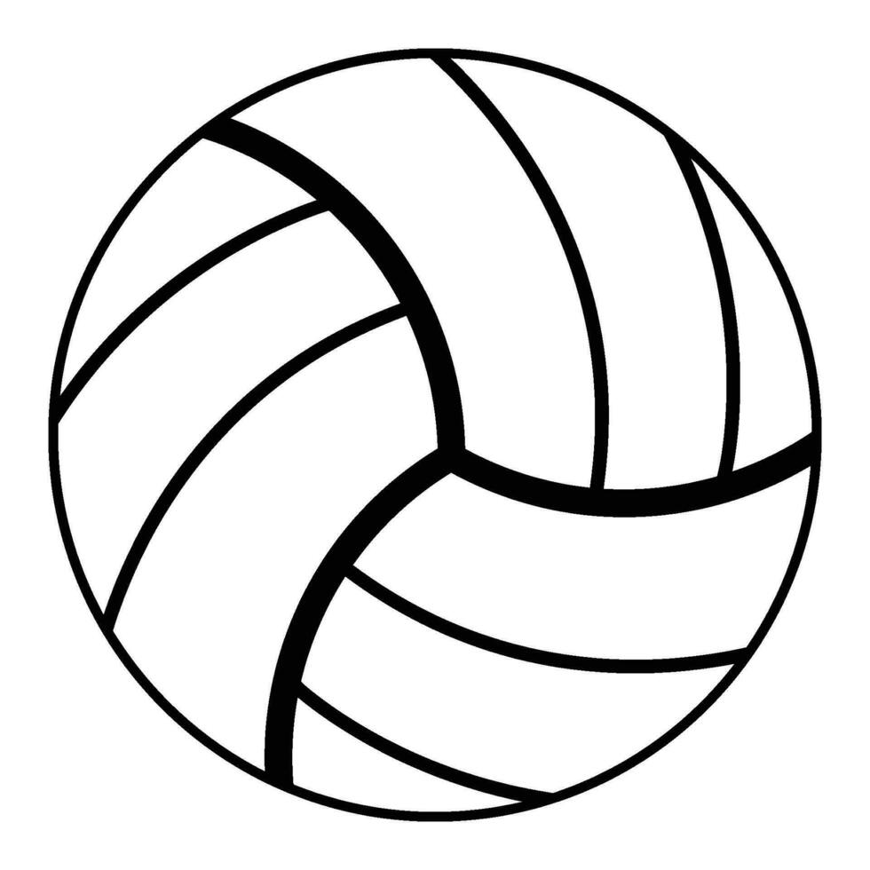 Volleyball-Icon-Vektor vektor