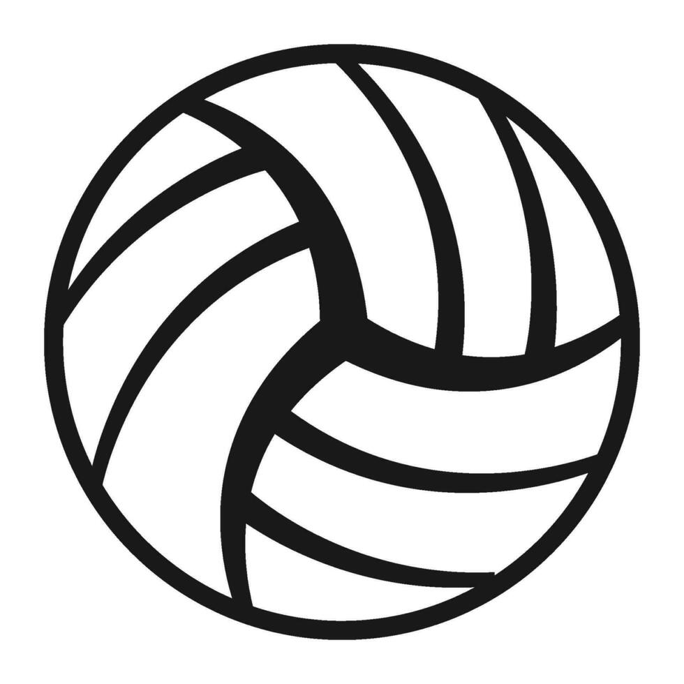Volleyball-Icon-Vektor vektor