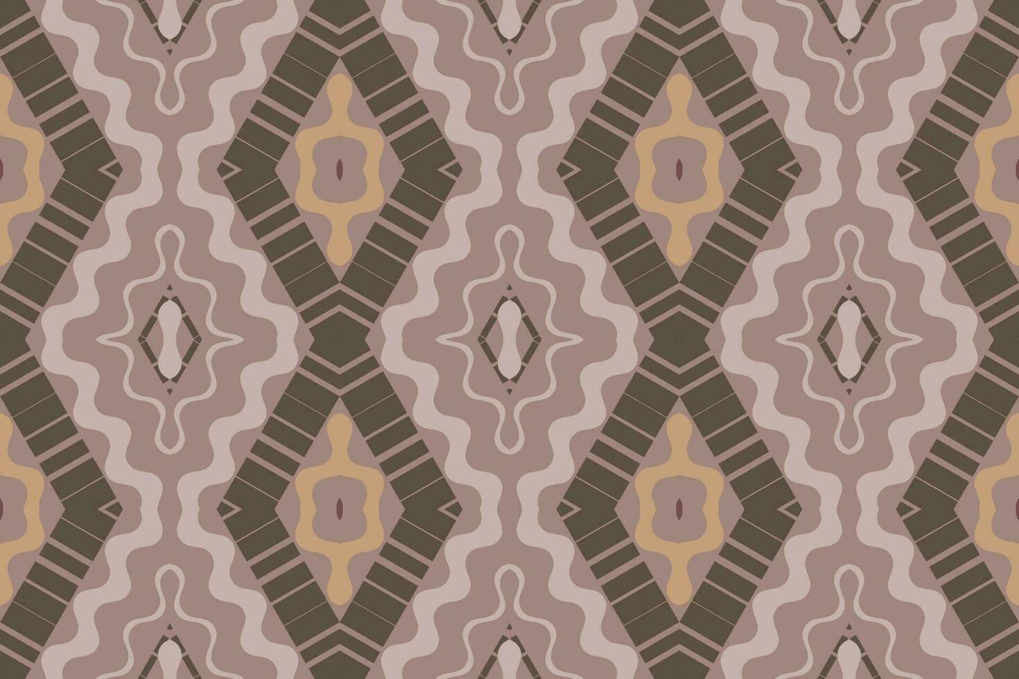 Ikat Blumen- Paisley Stickerei Hintergrund. Ikat aztekisch geometrisch ethnisch orientalisch Muster traditionell. Ikat aztekisch Stil abstrakt Design zum drucken Textur, Stoff, Saree, Sari, Teppich. vektor