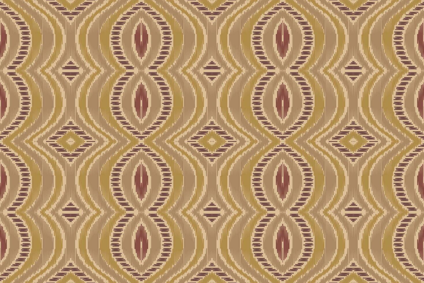 Ikat Damast Paisley Stickerei Hintergrund. Ikat Muster geometrisch ethnisch orientalisch Muster traditionell. Ikat aztekisch Stil abstrakt Design zum drucken Textur, Stoff, Saree, Sari, Teppich. vektor