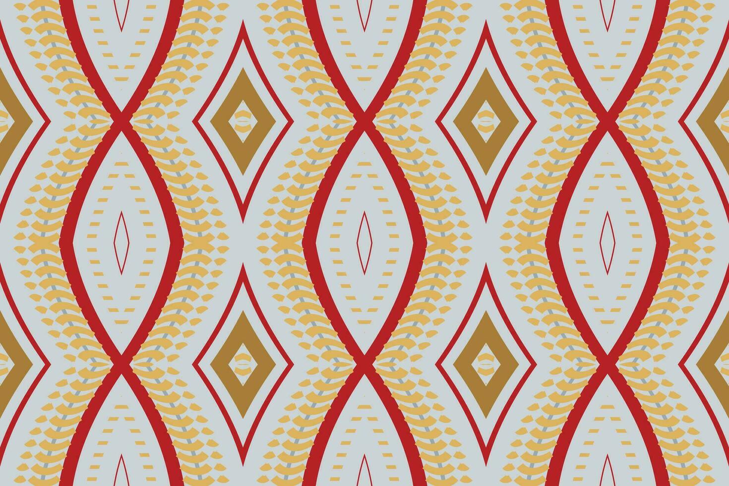 ikat blommig paisley broderi bakgrund. ikat blomma geometrisk etnisk orientalisk mönster traditionell.aztec stil abstrakt vektor illustration.design för textur, tyg, kläder, inslagning, sarong.