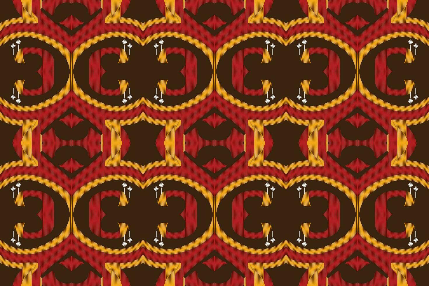 ikat damast- paisley broderi bakgrund. ikat bakgrund geometrisk etnisk orientalisk mönster traditionell. ikat aztec stil abstrakt design för skriva ut textur, tyg, saree, sari, matta. vektor