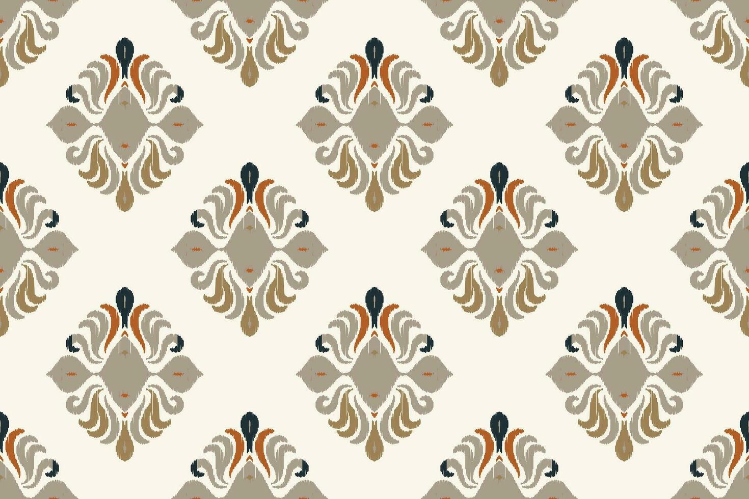 motiv ikat paisley broderi bakgrund. ikat blommor geometrisk etnisk orientalisk mönster traditionell.aztec stil abstrakt vektor illustration.design för textur, tyg, kläder, inslagning, sarong.