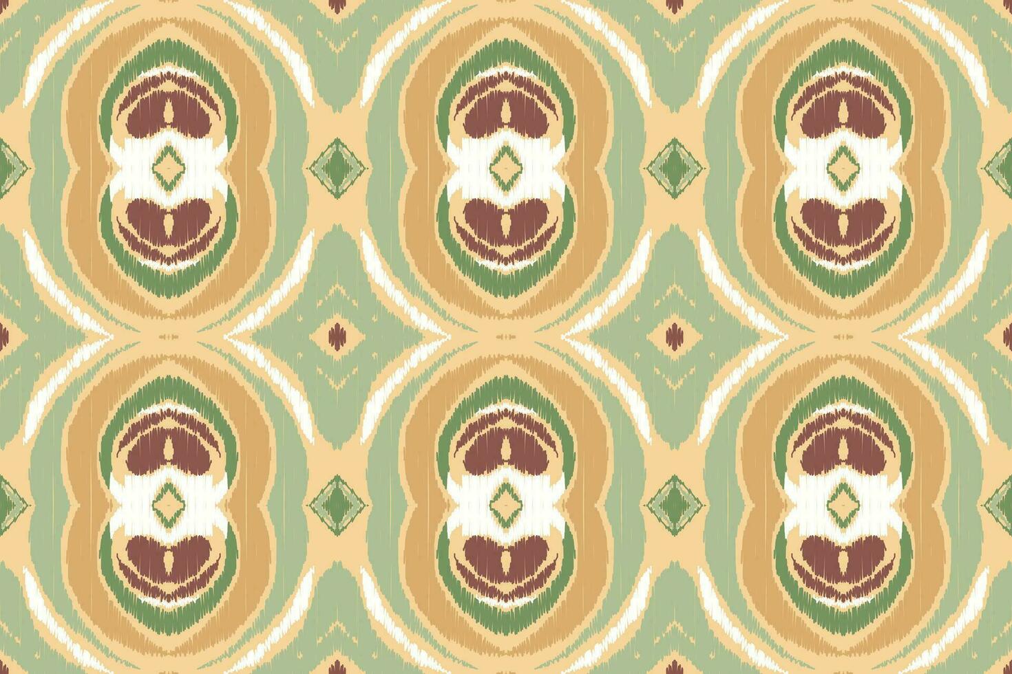 Ikat Blumen- Paisley Stickerei Hintergrund. Ikat aztekisch geometrisch ethnisch orientalisch Muster traditionell. Ikat aztekisch Stil abstrakt Design zum drucken Textur, Stoff, Saree, Sari, Teppich. vektor
