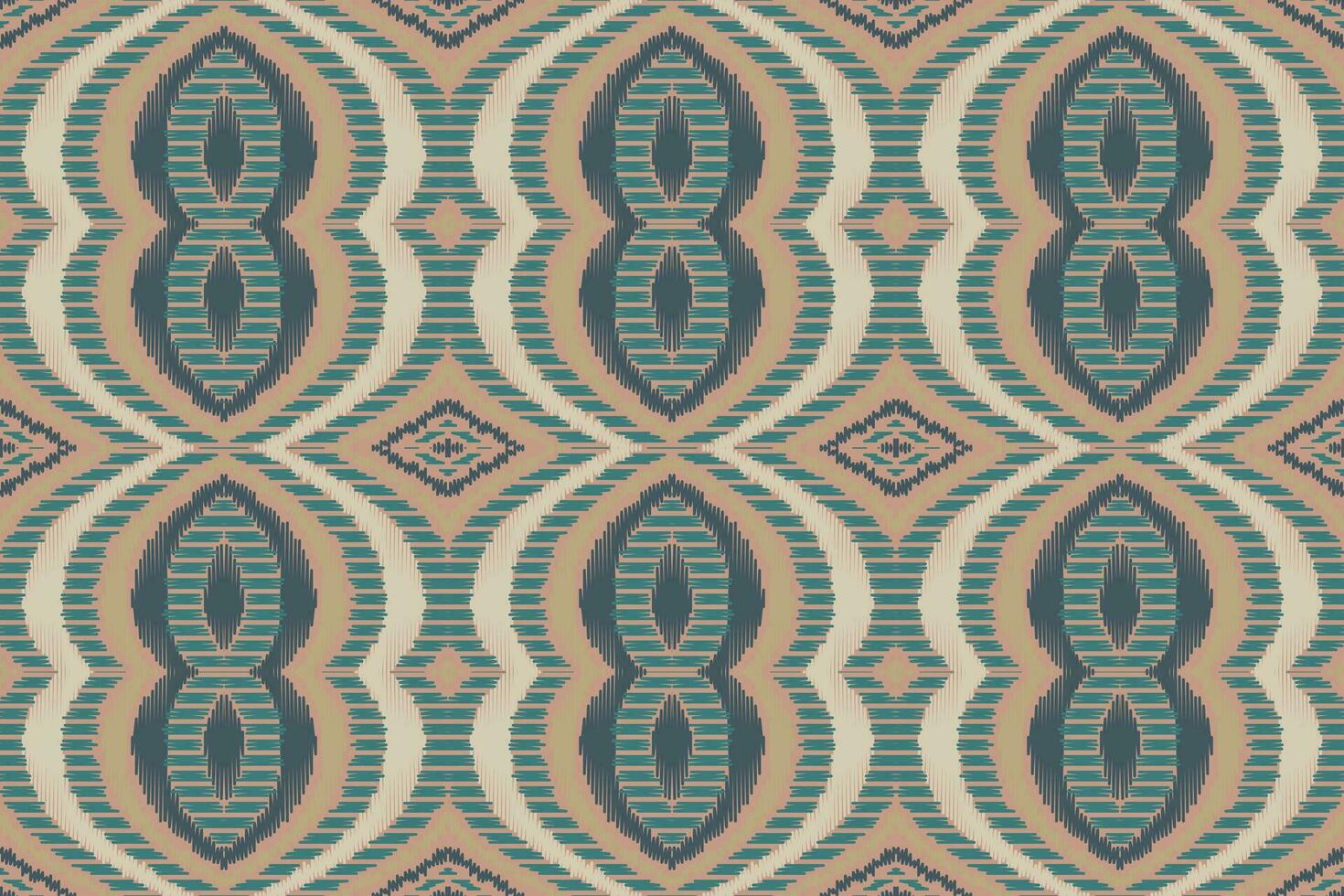 Ikat Damast Paisley Stickerei Hintergrund. Ikat Blumen geometrisch ethnisch orientalisch Muster traditionell.aztekisch Stil abstrakt Vektor illustration.design zum Textur, Stoff, Kleidung, Verpackung, Sarong.